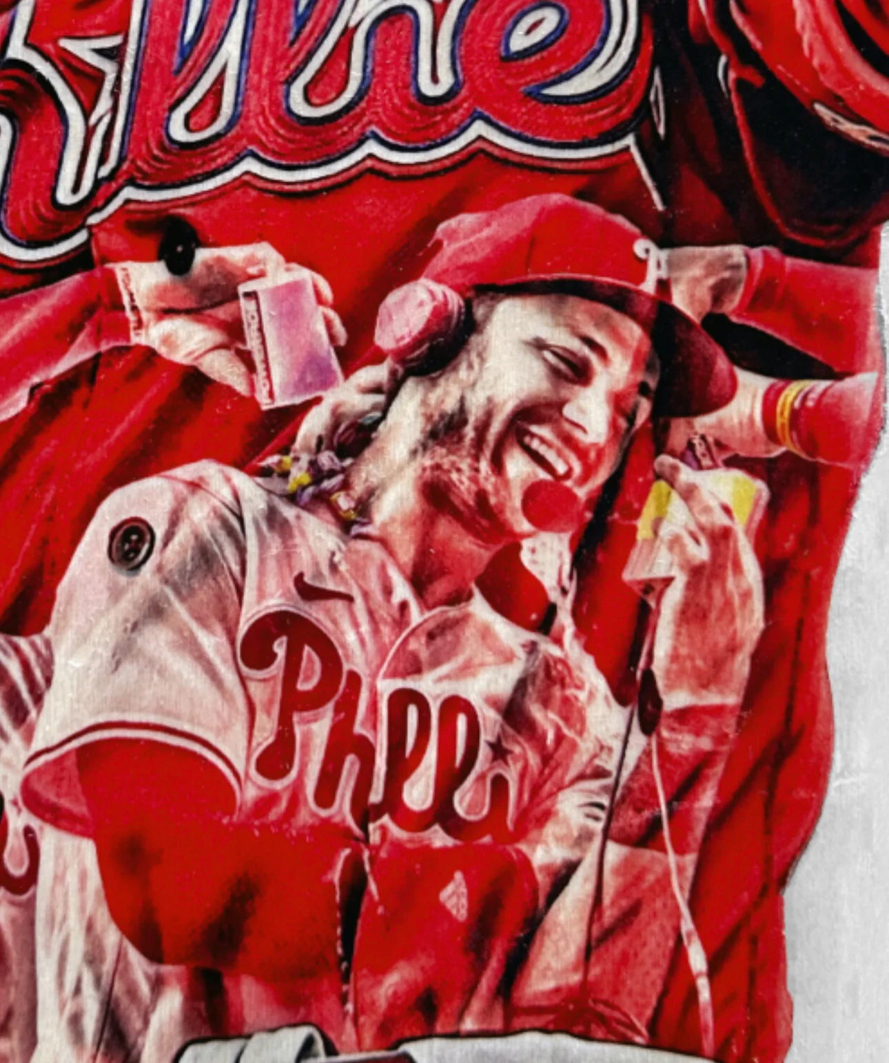 "Trea" (Trea Turner) Philadelphia Phillies - 1/1 Original on Wood - Image 2