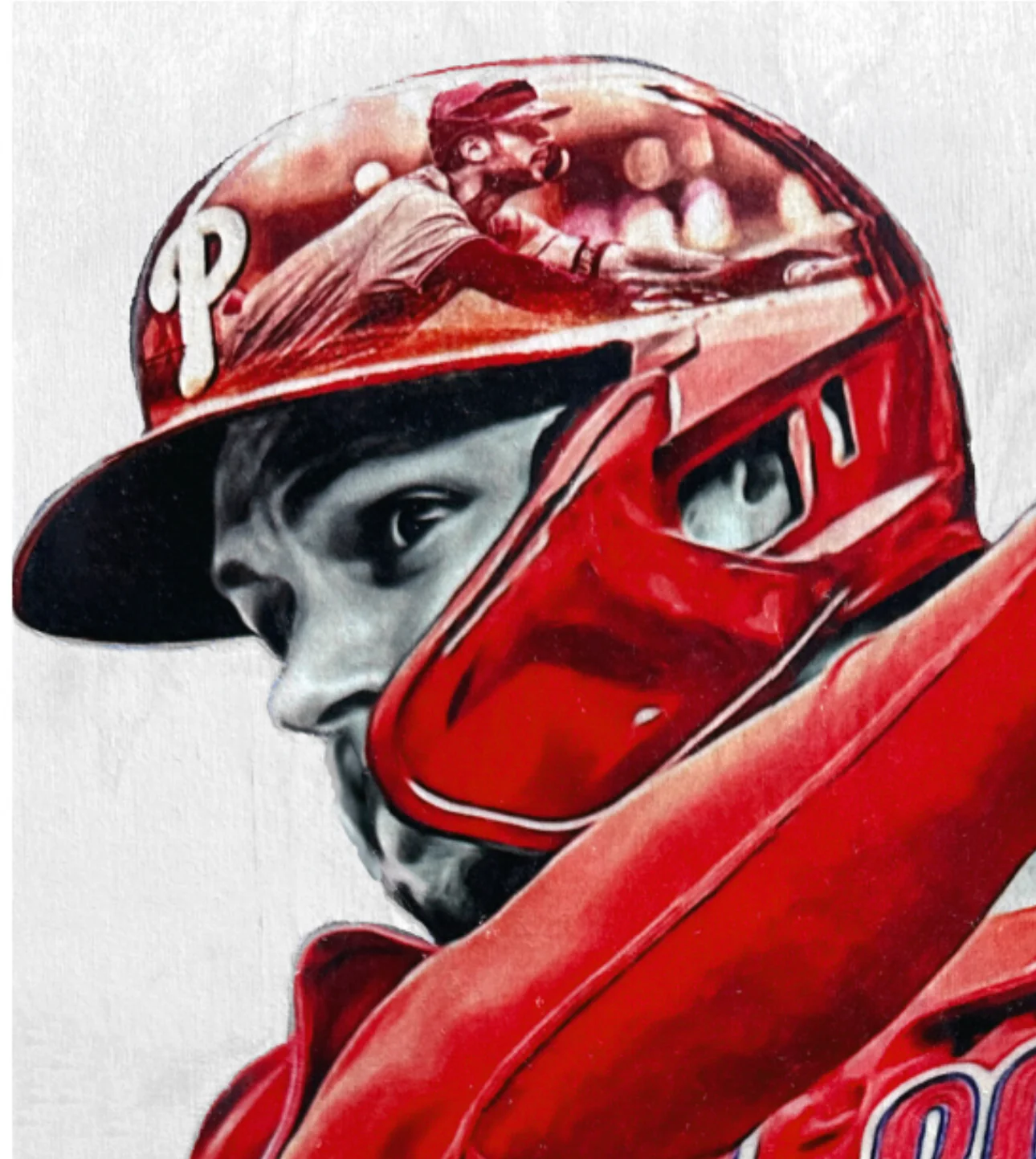 "Trea" (Trea Turner) Philadelphia Phillies - Officially Licensed MLB Print - Limited Release /500 - Image 3