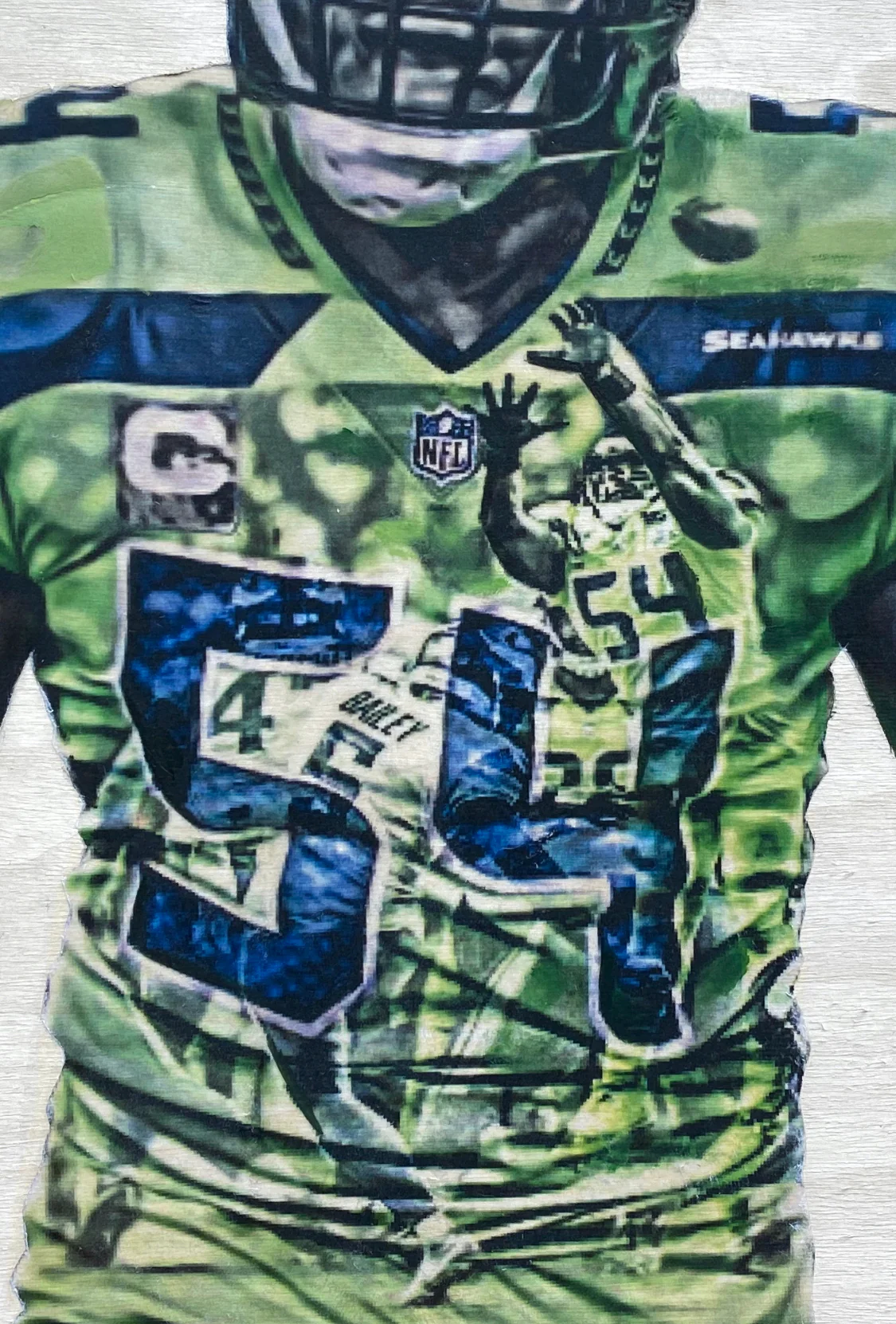 “Wagner" (Bobby Wagner) Seattle Seahawks - NFL Football - Image 2
