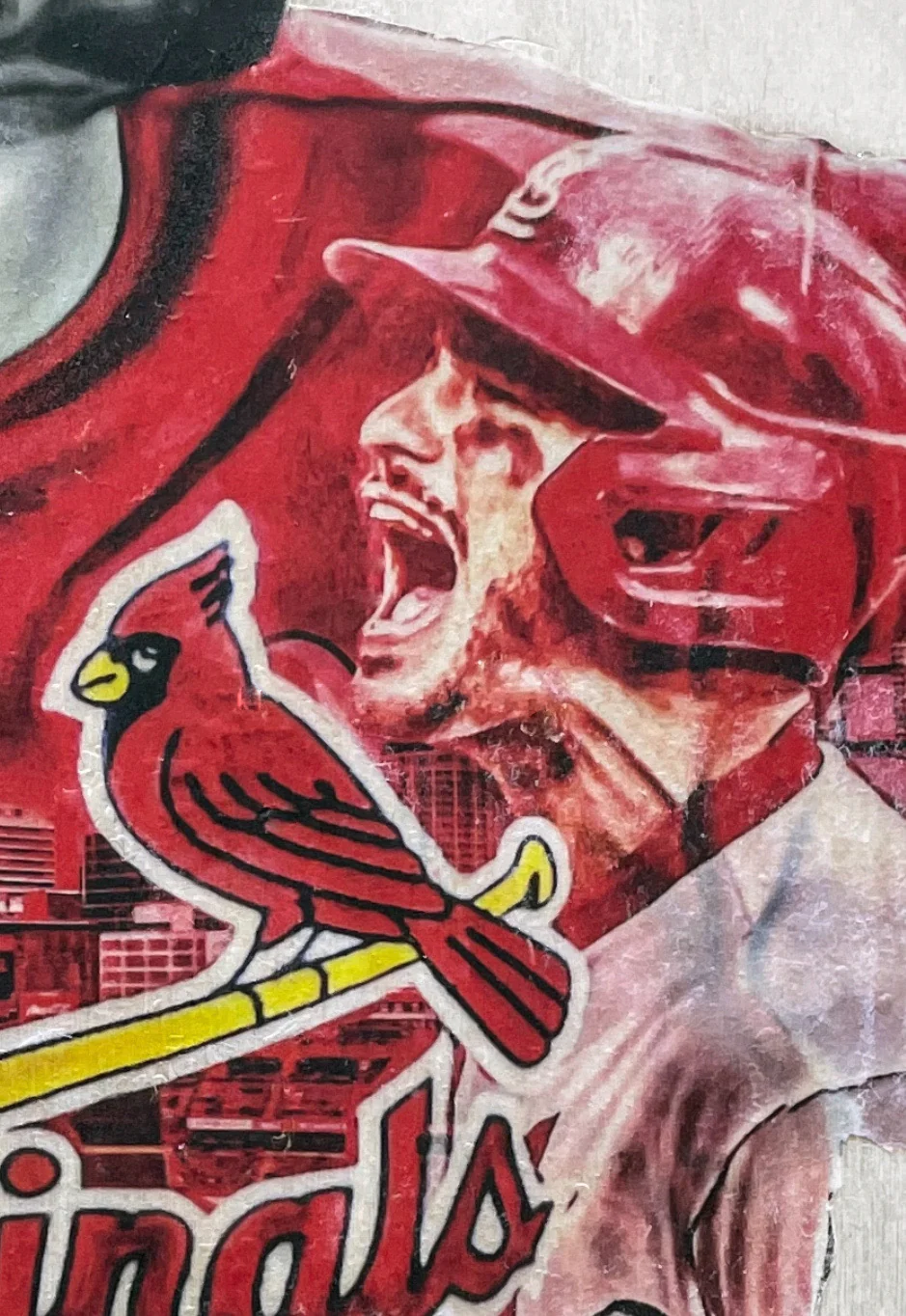 "Welcome Home" (Nolan Arenado) St. Louis Cardinals - 1/1 Original on Wood - Image 2