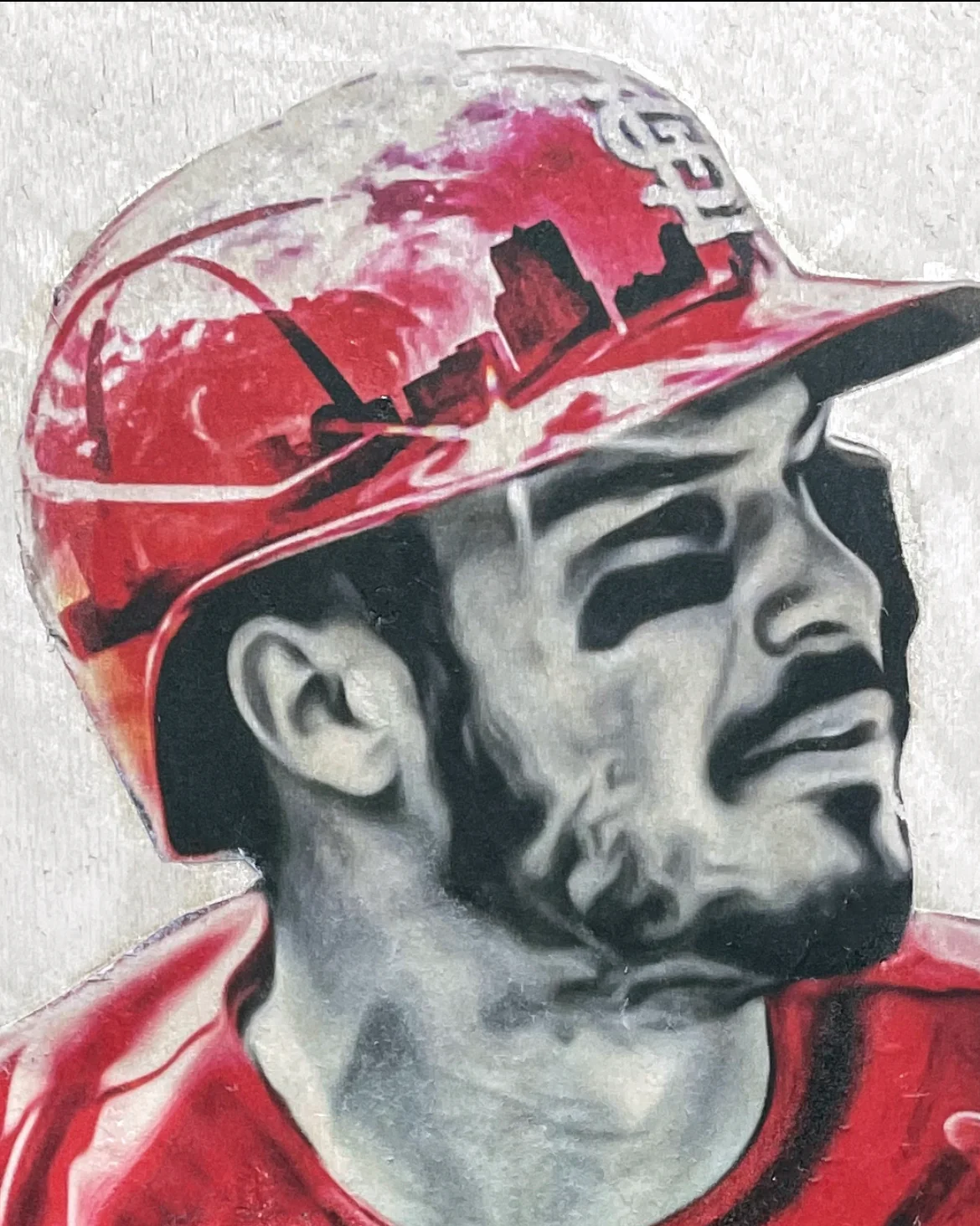 "Welcome Home" (Nolan Arenado) St. Louis Cardinals - 1/1 Original on Wood - Image 3