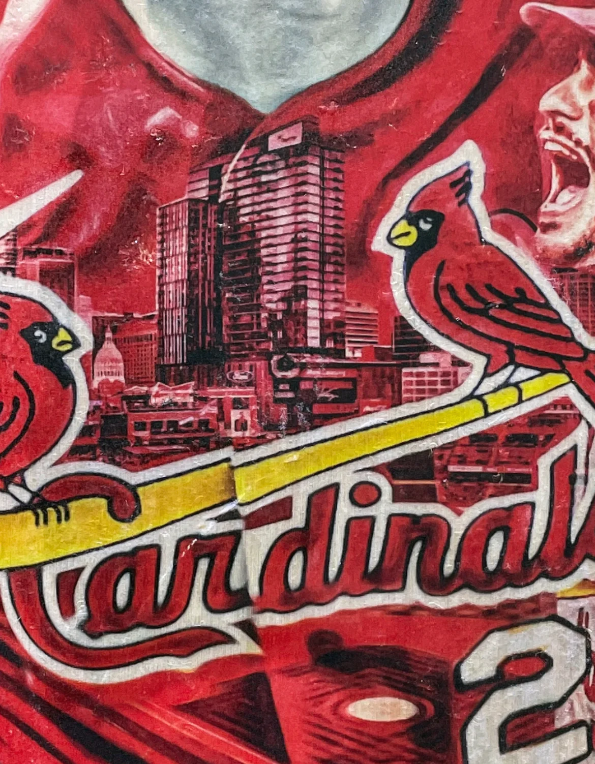 "Welcome Home" (Nolan Arenado) St. Louis Cardinals - 1/1 Original on Wood - Image 4