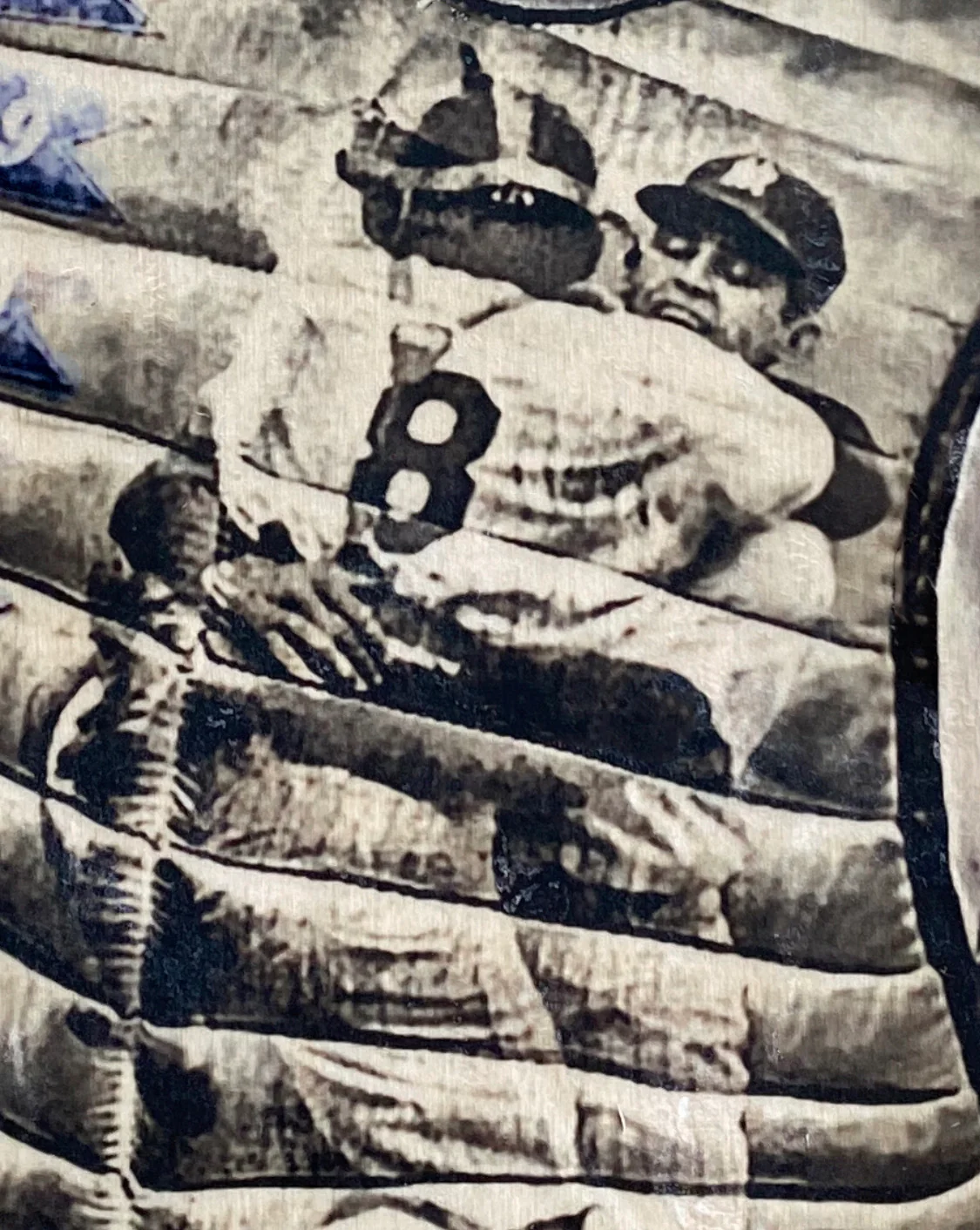 “Yogi” (Yogi Berra) New York Yankees - 1/1 Original on Birchwood - Image 3
